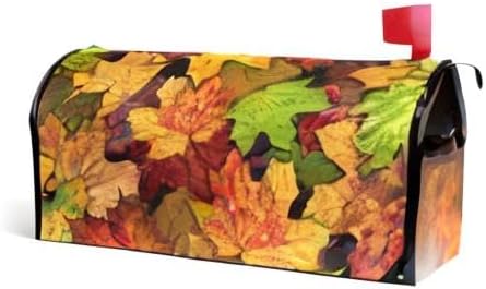 ALAZA Thanksgiving Autumn Leaves Magnetic Mailbox Cover MailWraps Garden Yard Home Decor for Outside Oversized-25.5" x20.8"