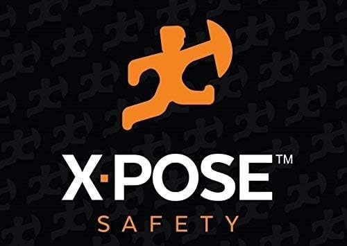 Xpose Safety Construction Safety Debris Netting - 150 Ft Temporary Material Roll, 1/4" Mesh Scaffold Net Enclosure, Visibility Barrier, Fencing Roll, Heavy Duty Fire Retardant 5.5 ft x 150 ft, Blue