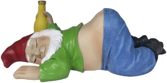 Large Singer Gnome Garden Statue Outdoor Resin Dwarf Figurine Decor Home Decoration Funny Sculpture for Patio Poch Yard Backyard Ornament Housewaiming Unique Gift