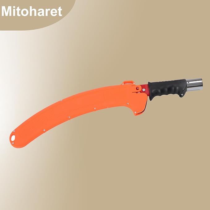 30Ft Manual Tree Pruning Saw Yellow Branch Trimmer Light and Extensible for Pruning Tall Trees and Suitable for Simple Processing of Wood Long Extension Capacity