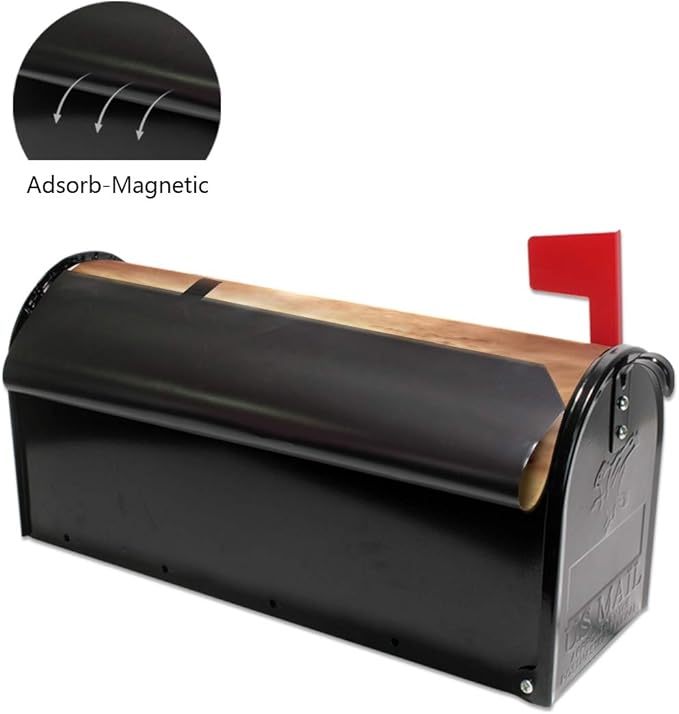 WOOR Cross Magnetic Mailbox Cover Oversized for Garden Yard Outdoor Decorations-20.8" x 25.5"