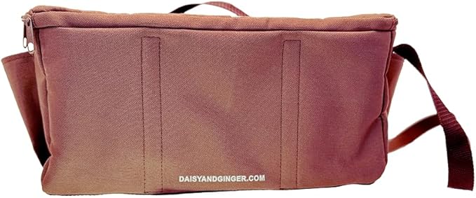 SEED PACKET ORGANIZER and GARDEN TOOL TOTE BAG with Water Resistant Bottom, Index Cards, Side Pockets, Notebook Straps and Shoulder Strap