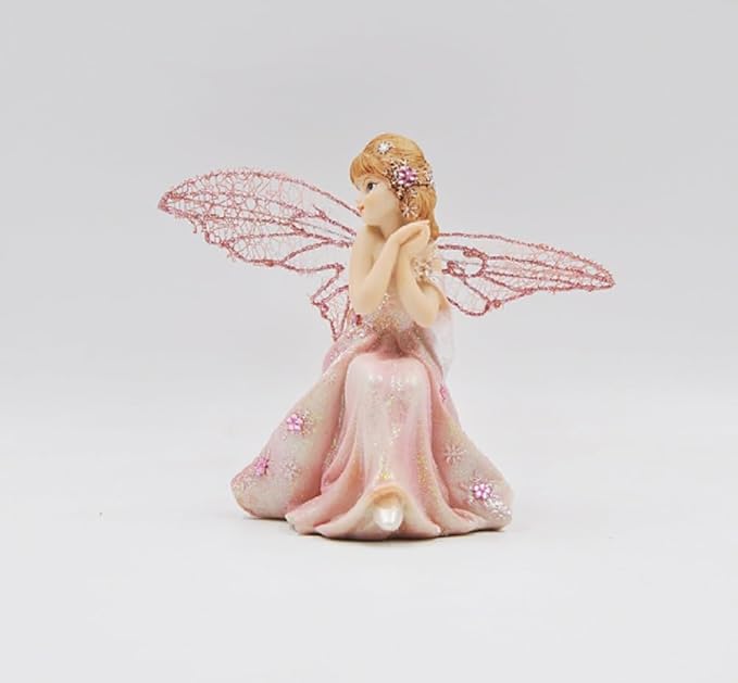 Comfy Hour Sitting Fairy Figurine, Collectible for Home Decoration, Fairyland Collection