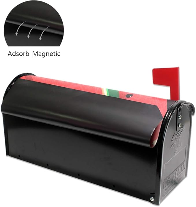 ALAZA Slices of Red Watermelon Magnetic Magnetic Mailbox Cover Standard Size for Garden Yard Outdoor Decorations-18 x 20.8"