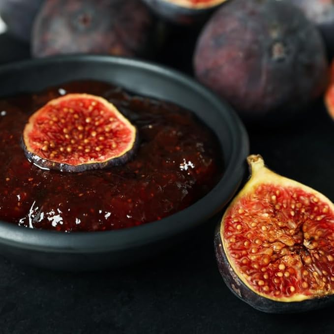 Black Mission Fig Plant (4 Pack) | Live Fruit Plant for Planting | Grow Your Own Sweet & Juicy Figs at Home | Easy to Grow & High-Yielding Tree | Perfect for Fresh Eating, Drying & Organic Gardening