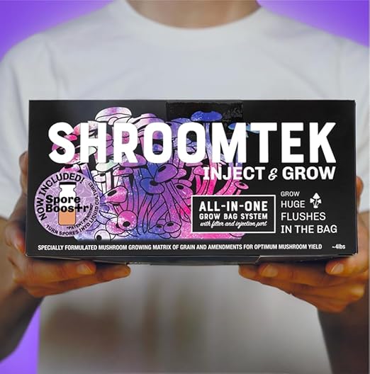 North Spore 'ShroomTek' + Spore Boostr All-in-One Mushroom Grow Bag | Grow Dung-Loving Mushrooms Like Magic Right in The Bag | Just Add Your Own Spores | Made by Mycologists