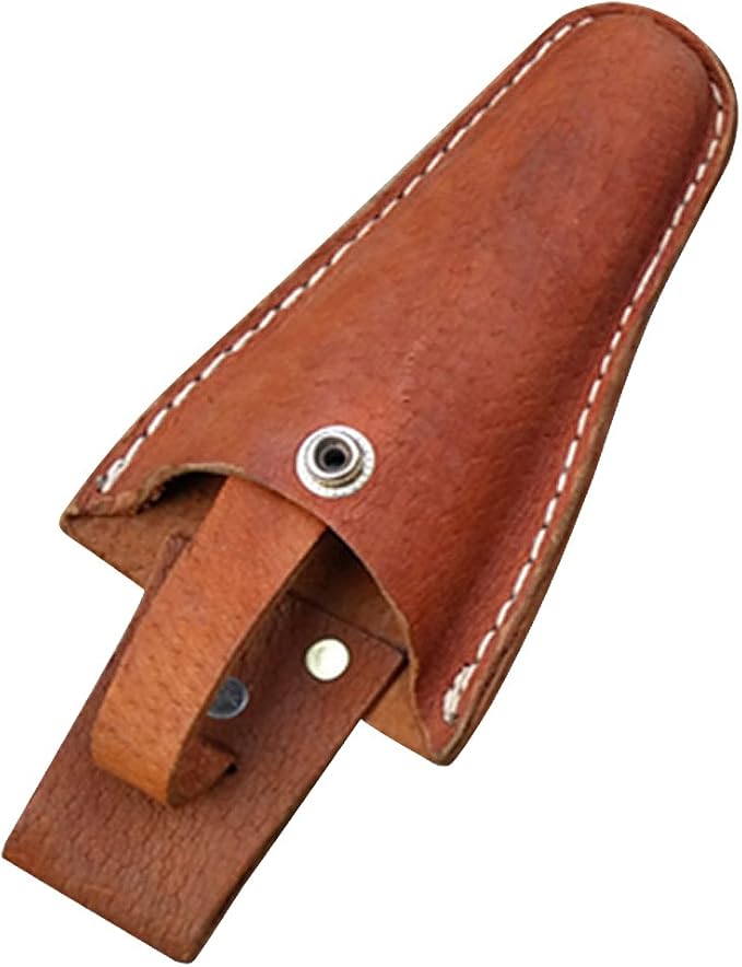 Leather Sheath Tool Holsters Gardening Pouch Belt Electrician Scissors Tool Holsters- Compact Protective Leather Case/Holder Pouch Bag for Pruning Shears Pliers Scissors or Any Garden Knife HSZ-20