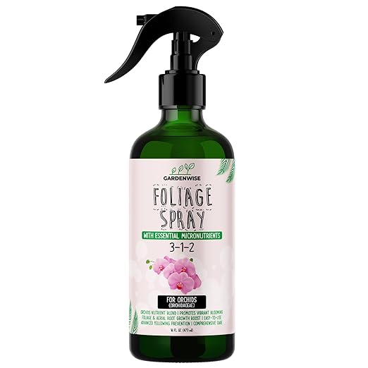 Premium Orchid Plant Food Mist ā Orchid Fertilizer Spray ā Orchid Food Fertilizer for Blooming ā Orchid Plant Care Formula 3-1-2 ā Ready-to-Use (8 OZ)