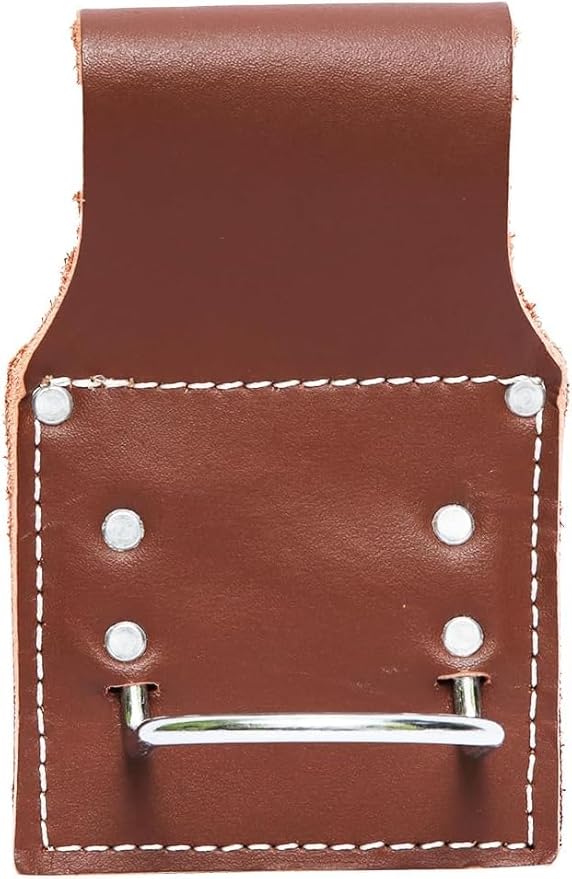 Leather & Nylon Tool Belt for Men – Heavy Duty 22-Pocket Framer’s Tool Bag for Carpenters & Electricians (Black, One Size)