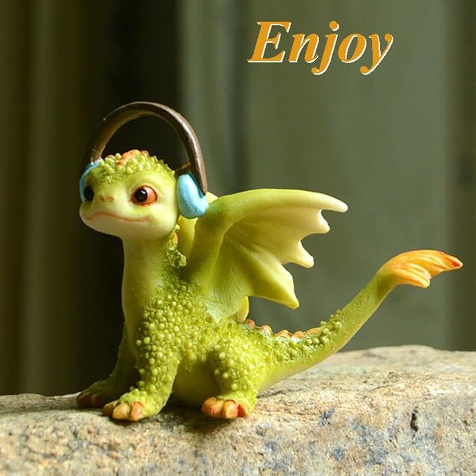 Garden Dragon Figurine- Love Dragon