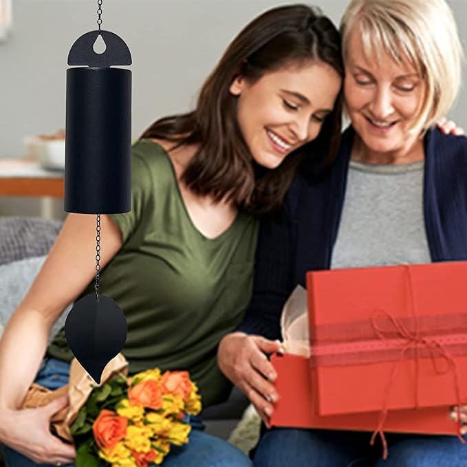 Deep Resonance Serenity Bell Large Wind Chimes for Outside Deep Tone 30 Inch Memorial Wind Chimes for Loss of Loved One Sympathy Gift Home Decoration Outdoor Garden Patio