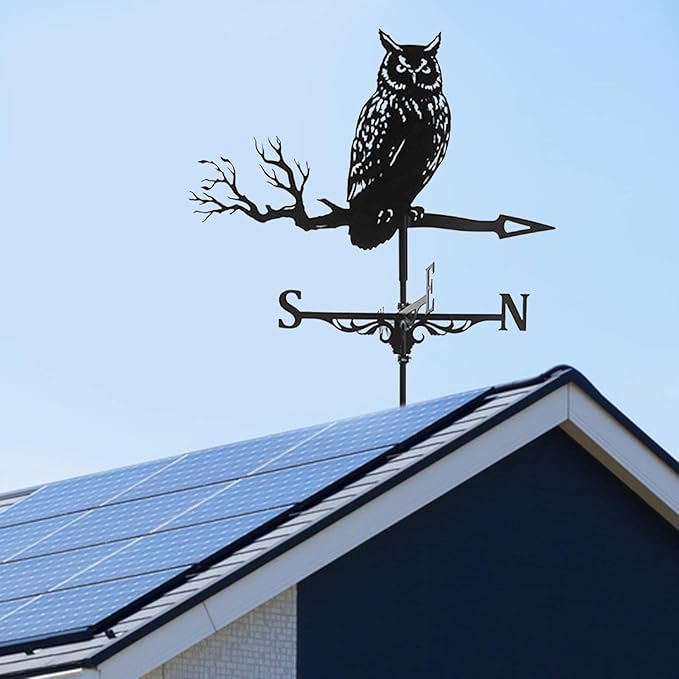 Shape Weathervane Fence Mount Weather Vane Crafts 30''