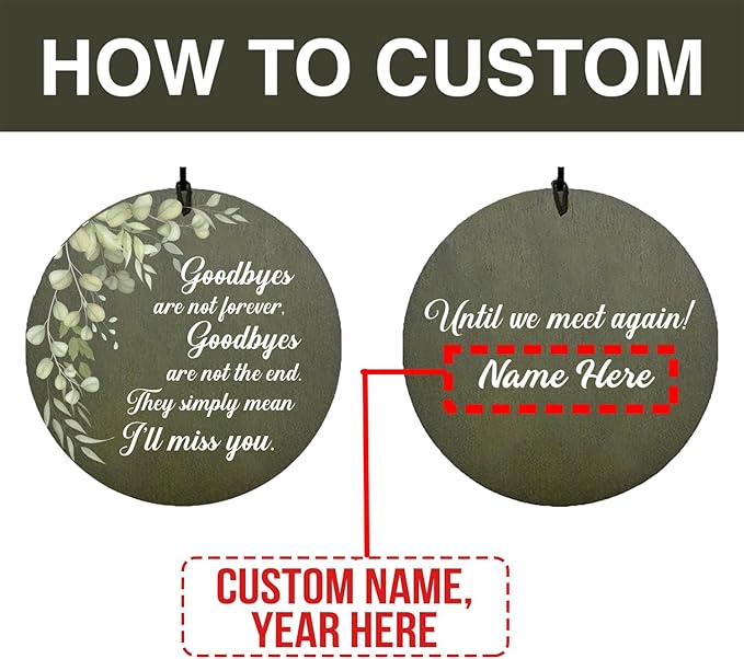 Personalized Sympathy Wind Chime, Memorial Gifts for Loss of Mother or Father, Sympathy Gift, Funeral Gifts for Bereavement, Product in USA