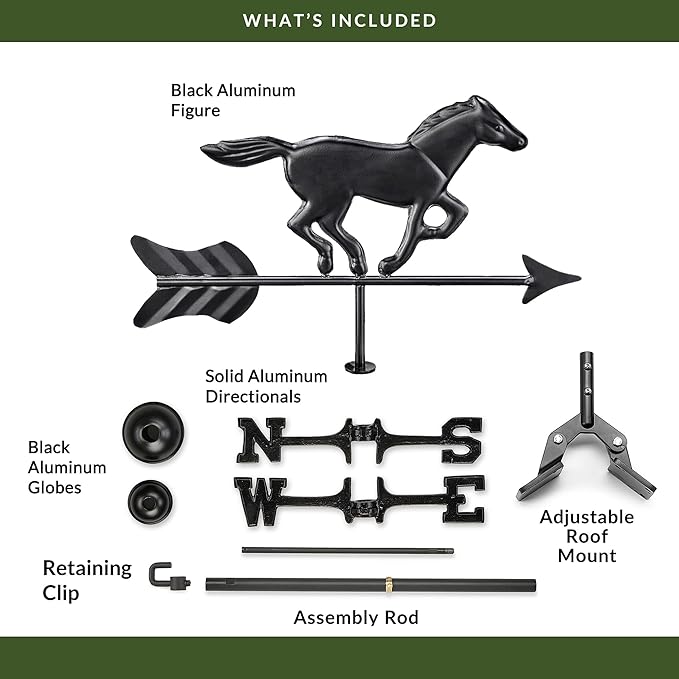 Good Directions Shed Size Horse Weathervane
