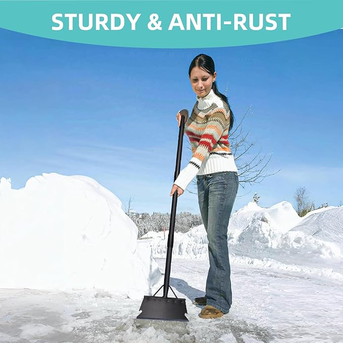 Garden Cleaning Shovel 59 Inch with Adjustable Handle, Multifunctional Cleaning Shovel Garden Tool Floor Scraper Outdoor Spade for Scraping, Weeding, Lawn Edging