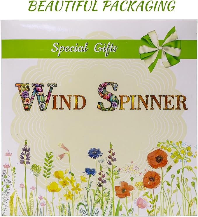 3D Hummingbird Heart Wind Spinner for Outdoor Decor, Stainless Steel Hanging Wind Sculpture, Garden Gifts for Mom, Mother’s Day, Rustproof Metal Yard Art for Patio, Porch, and Bird Lovers