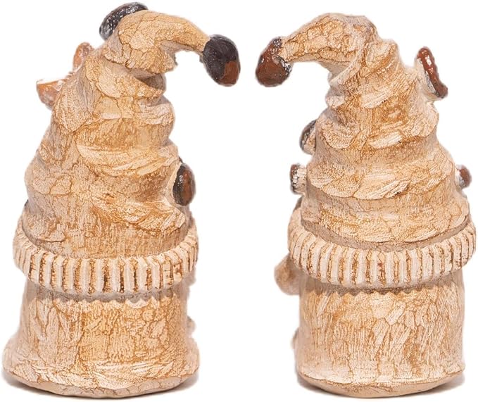 Hodao Coffee Gnomes Figurine, A Dreamy Decoration for Caffeine Lovers Exquisite Coffee Bean Hat & Warm Handcrafted Details Perfect for Bar, Home Decor, and Gift Choice