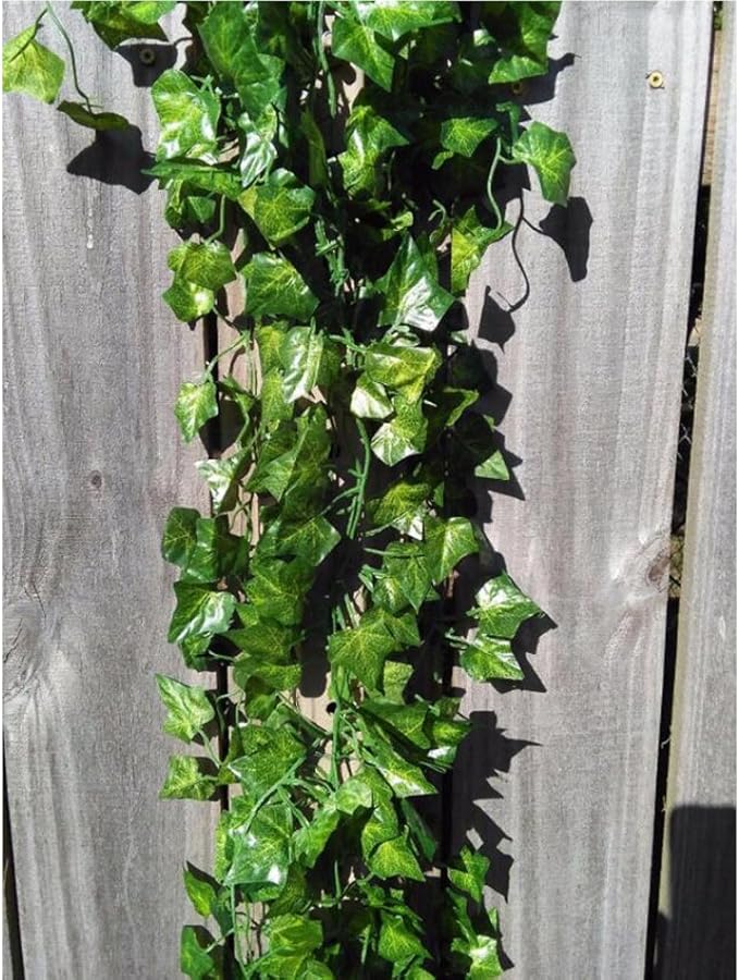 Unilove 168 feet Fake Foliage Garland Leaves Decoration Artificial Greenery Ivy Vine Plants for Home Decor Indoor Outdoors (Ivy Leaves)