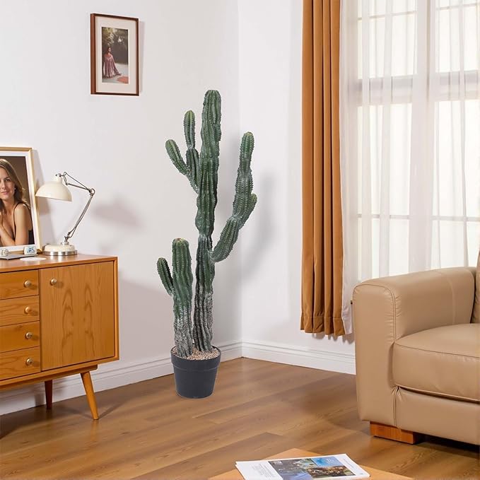 Artificial Cactus 36inch Faux Cacti Fake Saguaro Plants for Indoor Outdoor Home Office Garden Decor