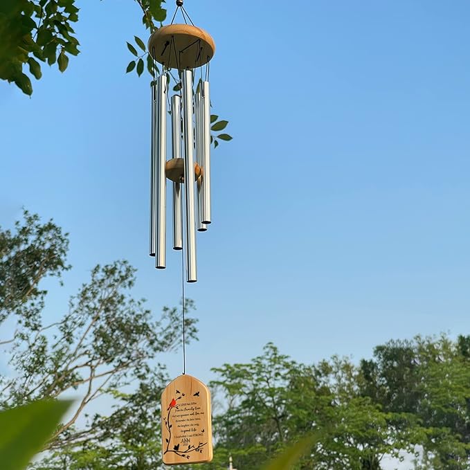 Sympathy Wind Chimes - VAPCUFF Memorial Gift for Loss of Loved One - In Memory of Loved One - Bereavement & Condolence Gifts
