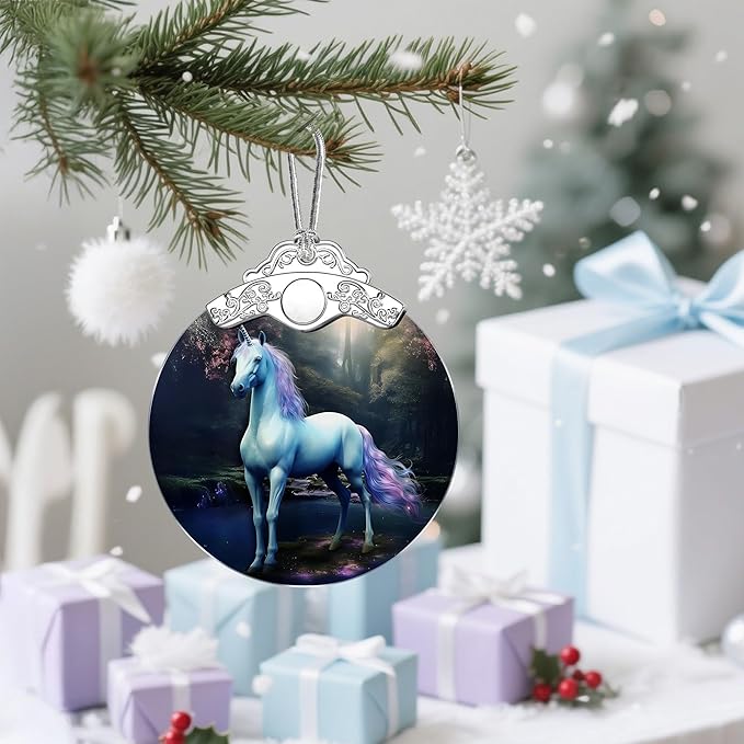 Unicorn Christmas Ornaments: Christmas Tree Ornaments, Holiday Decor for Unicorn Lover, Stocking Stuffers, Gift Ideas, Xmas Gifts & Gifts for Friends and Her