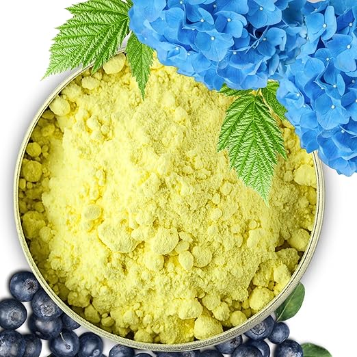 Elemental Sulfur for Soil - 90% Purity Wettable Sulfur Powder for Plants - Garden Soil Acidifier for Blueberries & Hydrangea Blue (3 quarts - 5.4 lbs.)