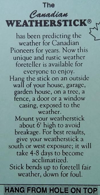 The Canadian Weatherstick