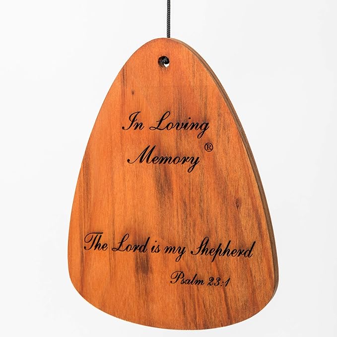 In Loving Memory 18-inch Windchime, Bronze w/The Lord is My Shepherd…