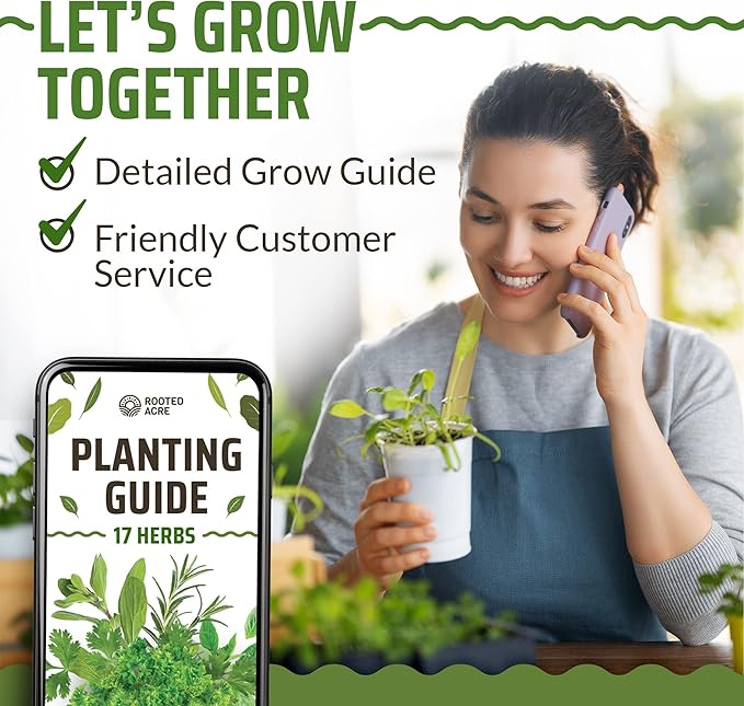 17 Herb Culinary Seed Vault – 5200+ Heirloom Seeds for Indoor/Outdoor or Hydroponic Gardens – High Germination | Cilantro, Mint, Chives, Basil, Parsley & More