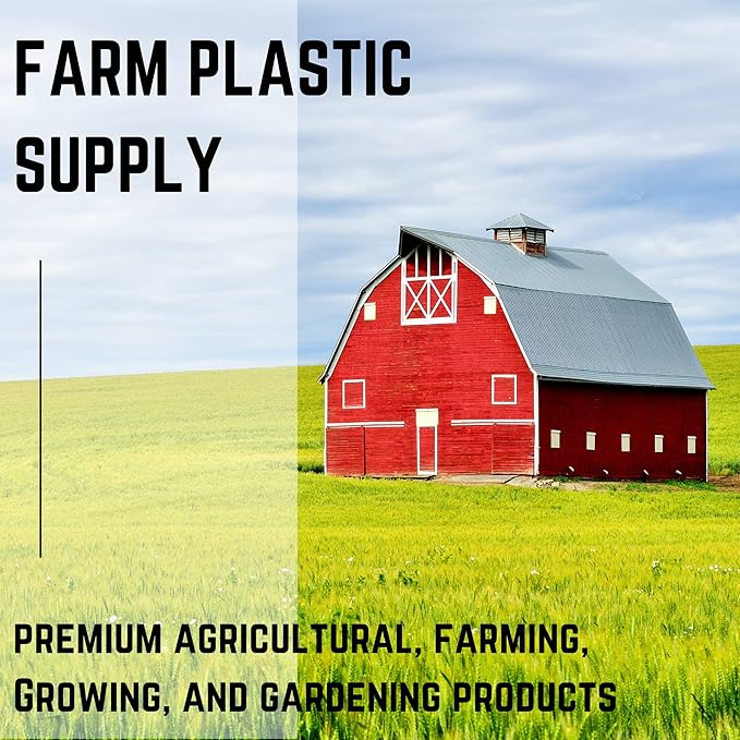 Farm Plastic Supply - 20 Gallon Fabric Grow Bags - (10 Pack) - Nonwoven Fabric Pots with Handles, Grow Bag, Plant Grow Bags, Garden Bag, for Farming, Gardening, Agriculture