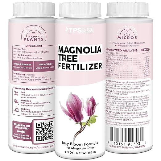 Magnolia Tree Fertilizer, Complete Liquid Magnolia Tree Plant Food, 1 Gallon (128 oz)
