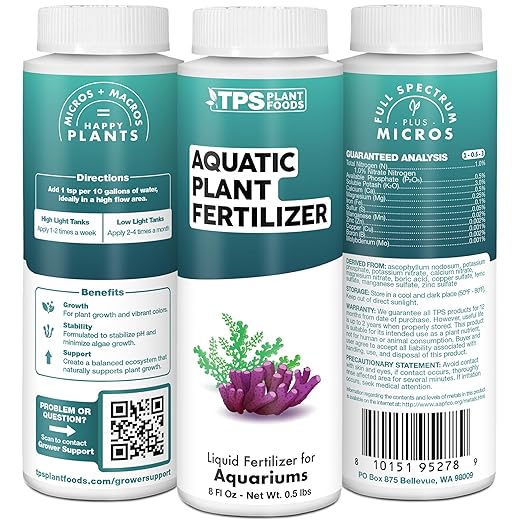 Aquatic Plant Fertilizer, Complete Liquid Aquatic Plant Food, 32 oz (1 Quart)