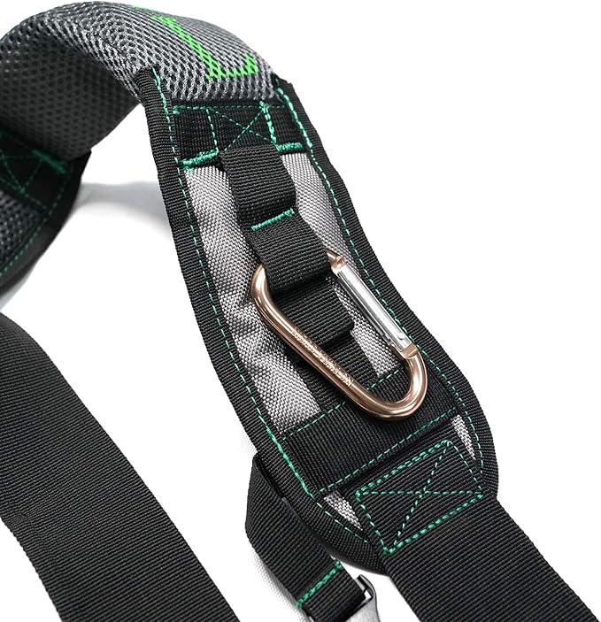 MELOTOUGH Gel Padded Tool Belt Suspenders - Heavy Duty Clip End Work Suspenders