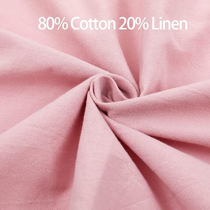 Soft Cotton Linen Apron - Retro Linen Art Apron, Adjustable Casual Apron with Towel, Great for Florist and Kitchen