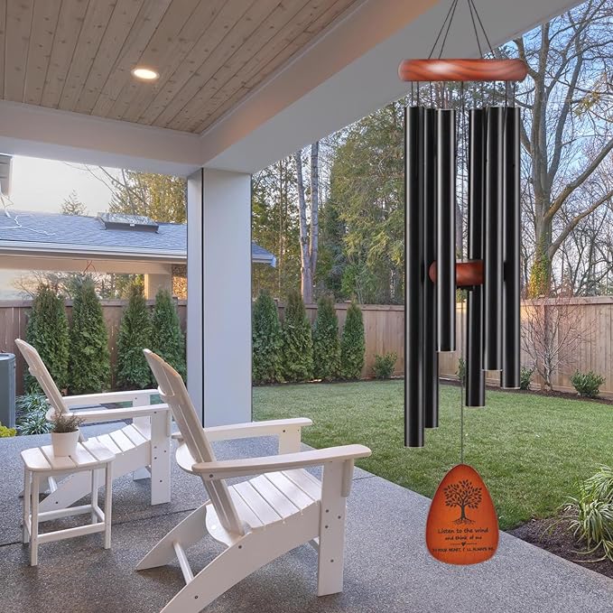 Memorial Wind Chimes for Loss of Loved One,32" Tree of Life Sympathy Wind Chime in Memory of a Loved one Like Mother Father, Ideal Bereavement/Sympathy Gifts for Condolence and Funeral
