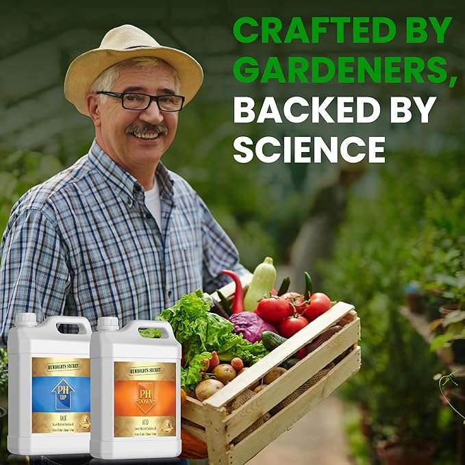 Humboldts Secret pH Up and pH Down Control Kit | Liquid Nutrient Solution Balancer for Plants | for Soil, Hydroponic, Coco, and DWC Systems | Supports Nutrient Absorption and Growth | 32 Ounce