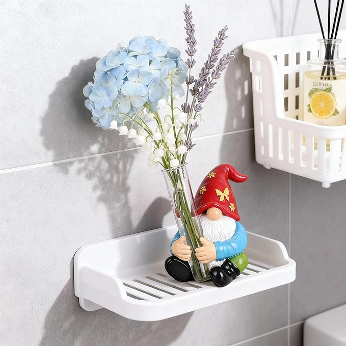Wall Gnome Statue-Unique Wall Growers Sculpture,Cute Gnome Vase,Outdoor Tree Decorations,Patio Yard Lawn Porch Decor,Garden Ornament Gift