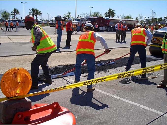 MARSHALLTOWN Asphalt Lute Rake, Sharp 32 Inch Blade, 72 Inch Aluminum Handle, T Connector, Made in The USA, RED700028C