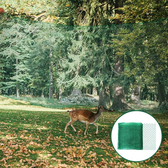 6 Pack 10'x10' Deer Netting Fencing Heavy Duty Bird Netting, Chicken Coop, Fruit Trees, Plants, Plastic Fence, Bird Screen, Outdoor Cover, Garden Protection, Net Material, Plant Barrier
