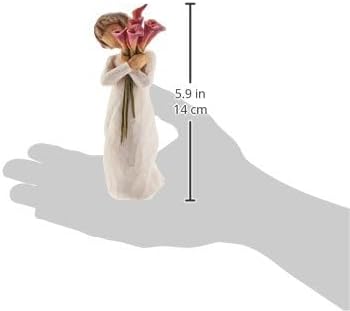 Willow Tree Bloom, Like Our Friendship, Vibrant and Ever-Constant, A Gift to Celebrate Friendships, or for Those Who Love Flowers, Sculpted Hand-Painted Figure