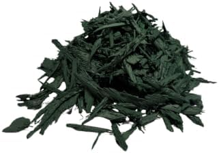 100% Wire-Free Shredded Rubber Mulch – Green – 10 lb (0.6 cu ft) – Long-Lasting, Low Maintenance, Safe for Kids & Pets – Ideal for Landscaping & Playgrounds