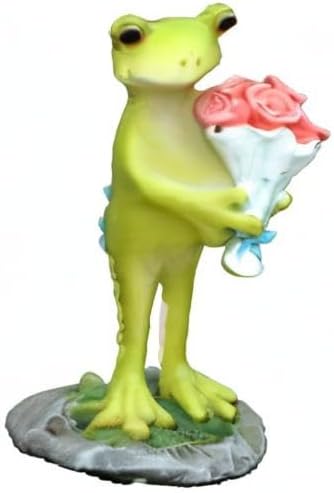 Miniature Fairy Garden Frog Figurines- Mum Happy Birthday