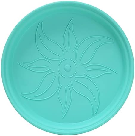 Mintra Home Garden Pots 4pk - Flowers, Herbs, Plants, Indoor, Outdoor, Colorful, Wholesale, Bulk (Teal, 11cm Diameter (4.3in))