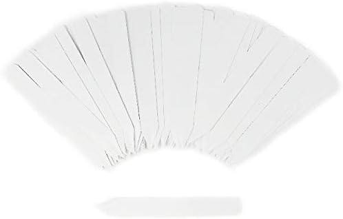 500 Pcs 5 Inch Plastic Plant Nursery Garden Labels Pot Marker Garden Stake Tags White (500)