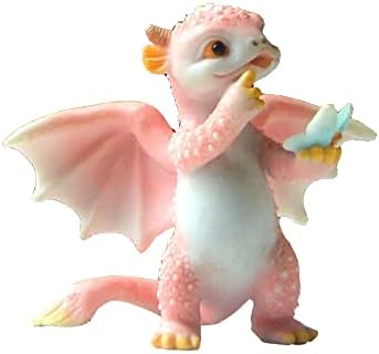 Garden Miniature Fairy Dragon Figurine- Thinking Dragon