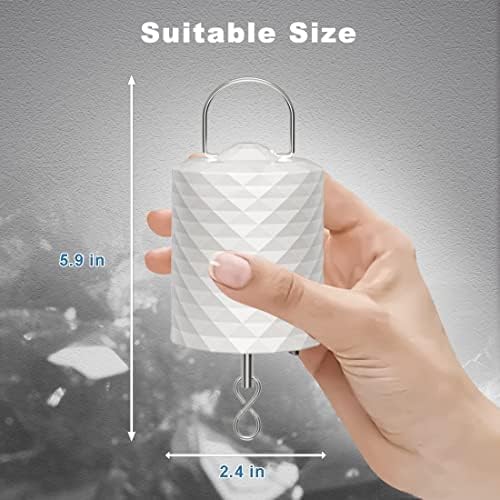 Disco Ball Motor with Remote Control，Adjustable 3 Rotating Speeds and 2 Way Direction Electric Slow Wind Spinner for Wind Chimes, Baby Crib Mobiles, Mirrors, and Hanging Ornaments
