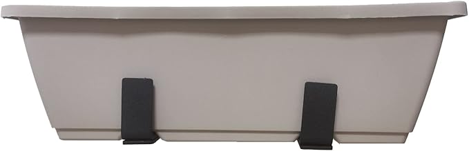 4-Pack Adjustable Planter Box Bracket,Flower Window Box Bracket,Planter Shelving with Adjustable Size The Width of The Bottom of The Planter Box