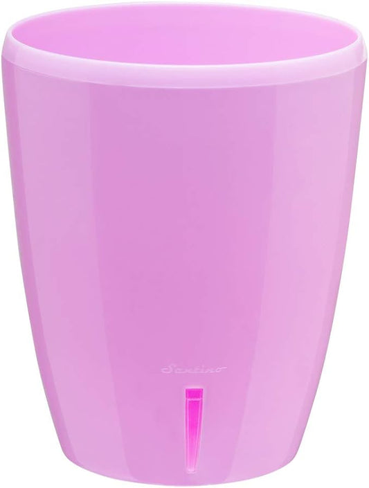 Santino 5.5 Inch ORCHIDEA Self Watering Pots for Orchids in Lavender - Decorative Wicking Planter with w/Great Aerification, Drainage and Water Level Indicator