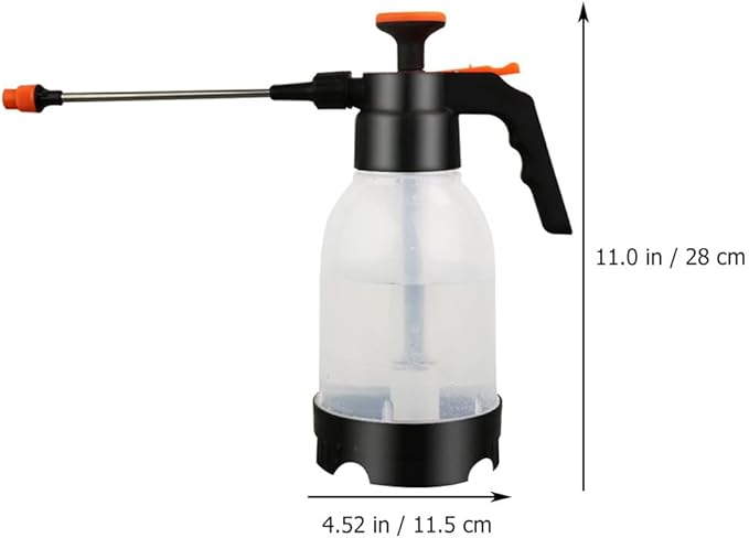 Hand Pressure Gardening Water Bottle 1L Spray Can for Indoor and Outdoor Use for Plants Flowers and Car Washing Sturdy Lightweight Design