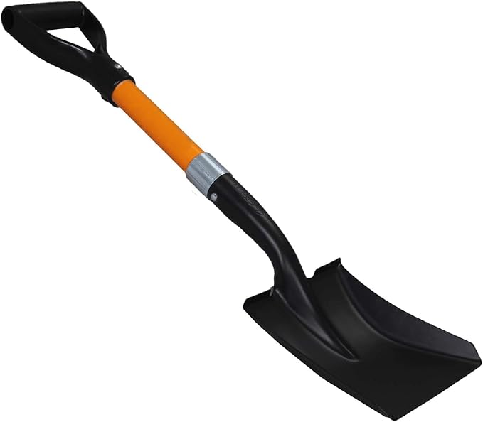 AshmanOnline Medium Square Shovel (2 Pack), 27 Inch, Sturdy, Comfortable Handle, Built to Last